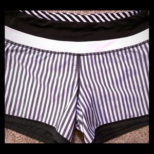 Lululemon Stripe Shorts